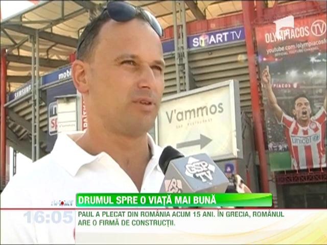 Un rom&acirc;n se ocupă de aprovizionare, la stadionul pe care naţionala, joacă meciul tur cu Grecia