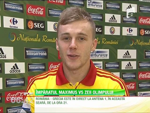 Alex Maxim, titular &icirc;n meciul cu Grecia