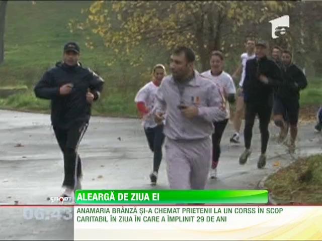 Ana Maria Branză şi-a chemat prietenii la un cross &icirc;n scop caritabil, chiar de ziua ei