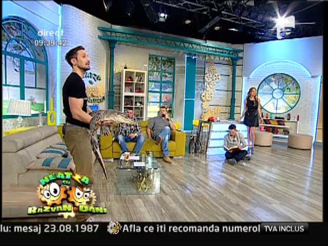 Nu se teme de nimic! Dani Oţil a luat &icirc;n braţe un crocodil!