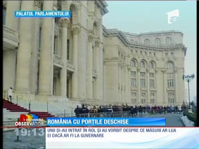 De ziua ei, Rom&acirc;nia şi-a deschis porţile &icirc;n faţa curioşilor