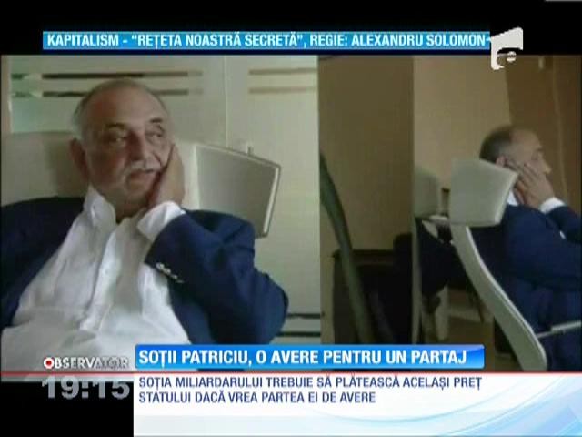 Divorţul soţilor Patriciu bagă &icirc;n visteria statului 34 de milioane de euro!