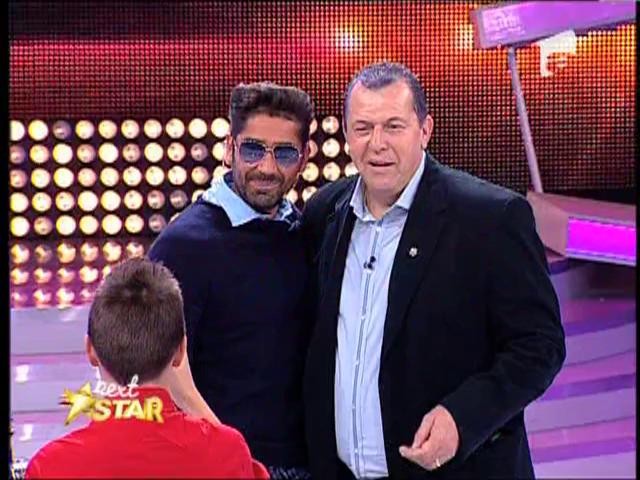 Helmuth Duckadam a venit sa-l incurajeze pe Valentin, in Gala de Popularitate!