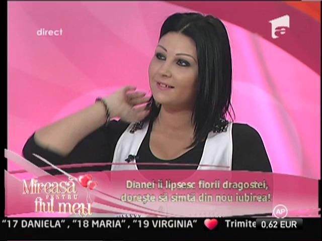 Dianei îi lipsesc fiorii dragostei, doreşte să simtă din nou iubirea!