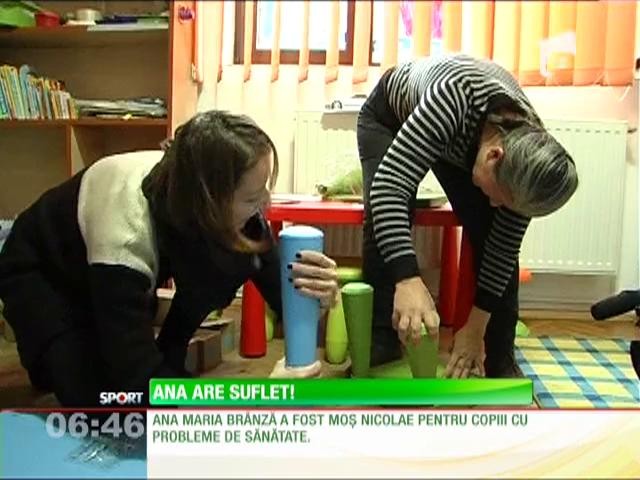 Ana Maria Br&acirc;nză s-a transformat &icirc;n Moş Niculae