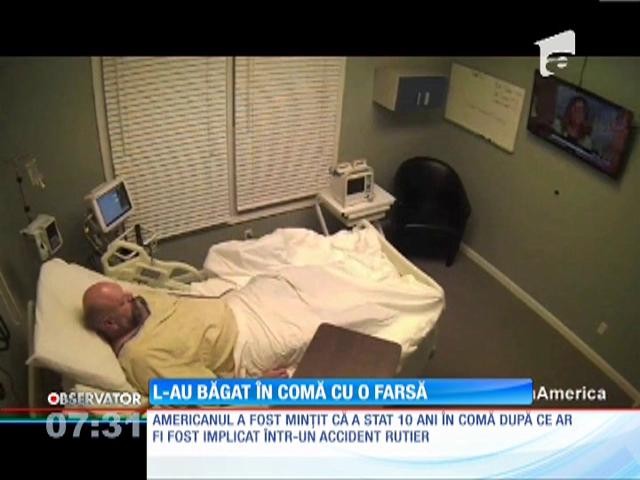 Farsă de zile mari! Un american a fost păcălit că a stat &icirc;n comă zece ani!