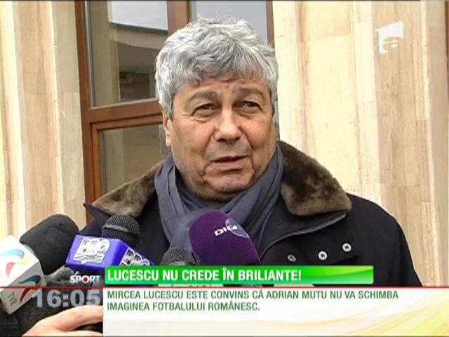 Mircea Lucescu: "Adrian Mutu nu va schimba imaginea fotbalului rom&acirc;nesc!"