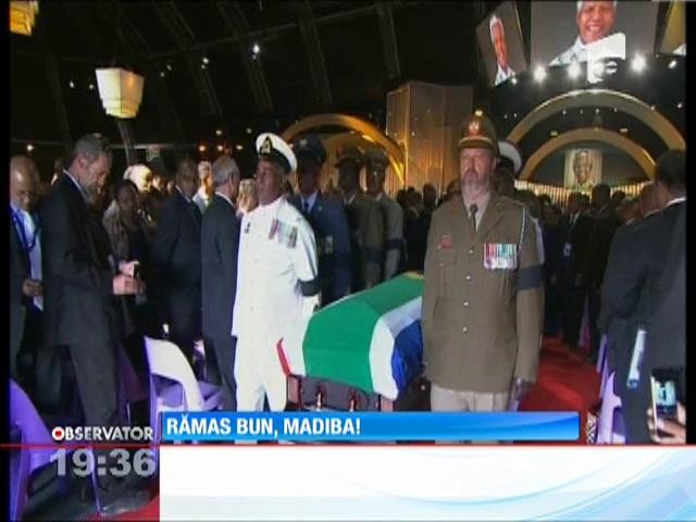 Rămas bun, Madiba! Nelson Mandela a fost condus pe ultimul drum