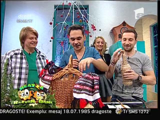 Matinalii au primit slanină şi pălincă de la Natalia Selegean
