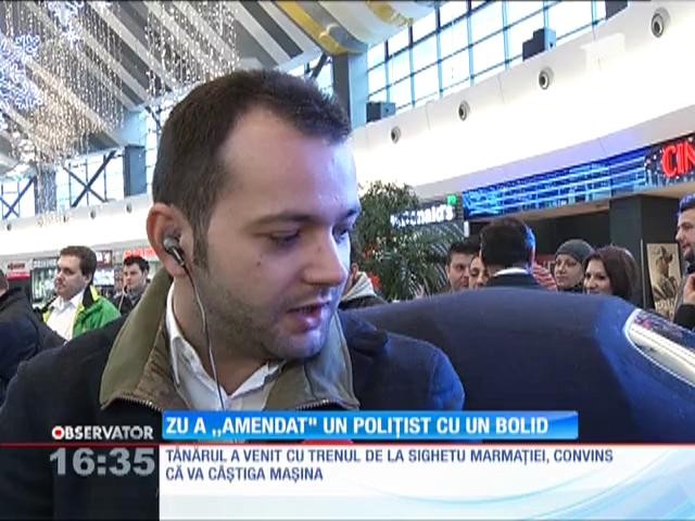 Un poliţist de la Rutieră a c&acirc;ştigat maşina Innei, la Radio ZU