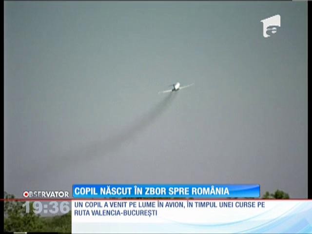 Avion transformat &icirc;n sală de nașteri! Un copil s-a născut &icirc;n zbor spre Rom&acirc;nia