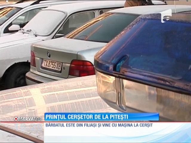 Se &icirc;nt&acirc;mplă &icirc;n Pitești! Un bărbat trăieşte din mila oamenilor, dar doarme la hotel şi are BMW la scară