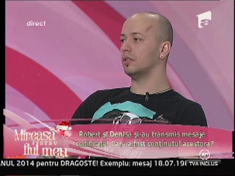 Robert şi Denisa şi-au transmis mesaje codificate!