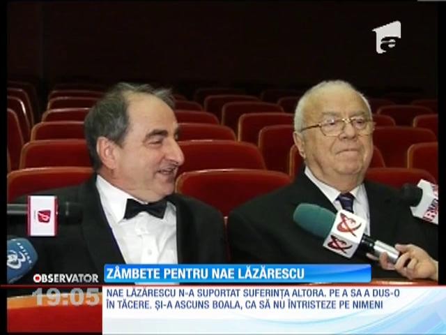 Nae Lăzărescu, pentru ultima dată pe scenă! Trupul său ne&icirc;nsuflețit a fost depus la Teatrul de Revistă Constantin Tănase