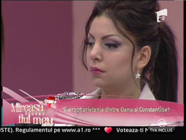 Constantina: "Oana este o persoană dezordonată!"