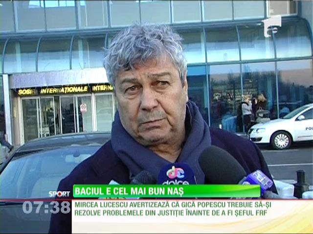 Mircea Lucescu merge pe mâna lui Gică Popescu la alegerile pentru înlocuirea lui Sandu