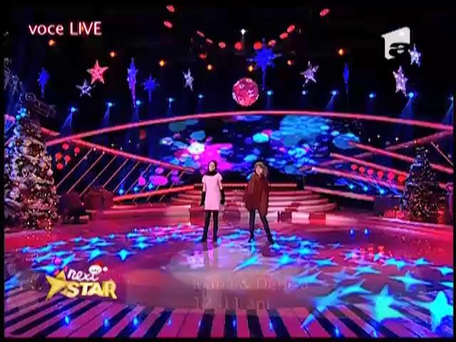 Ioana și Denisa au c&acirc;ntat &icirc;n DUET un colind &icirc;n limba engleză