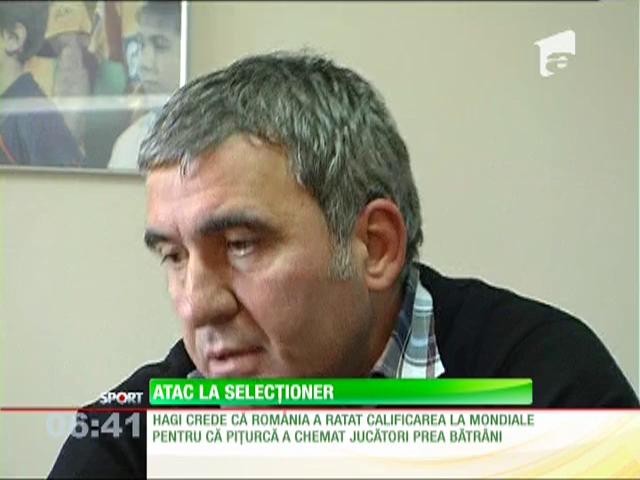 Gheorghe Hagi: Pițurcă trebuie să plece!