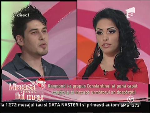 Constantina: "Raymond vrea să mă schimbe"