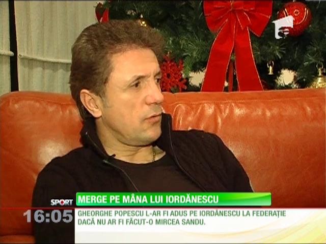 Gică Popescu merge pe mâna lui Iordănescu