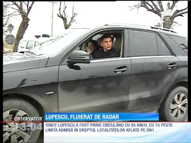 Ionuţ Lupescu, amendat de Poliţia Rutieră. Cu c&acirc;t circula &icirc;n localitate