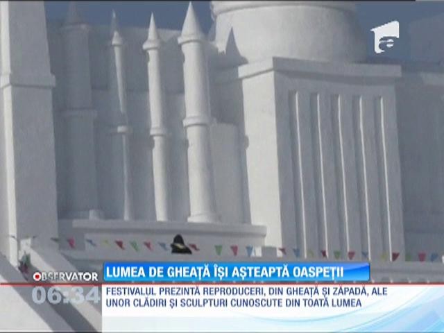 Festivalul internaţional "Lumea de gheaţă şi zăpadă" se dechide la Harbin