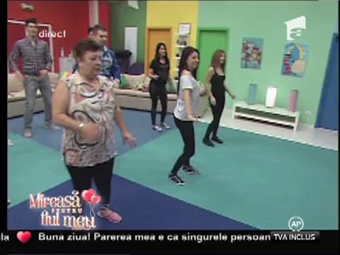 Fitness cu  Roxana Chiperi! Concurenţi s-au antrenat pe Zumba