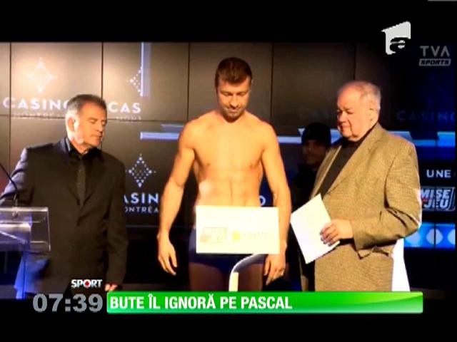 Lucian Bute il ignora pe Pascal