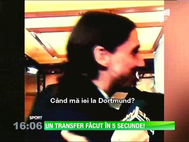 Transfer făcut în cinci secunde