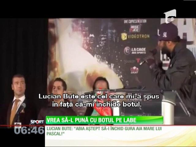 Jean Pascal s-a luat de Lucian Bute la ultima conferinţă de presă