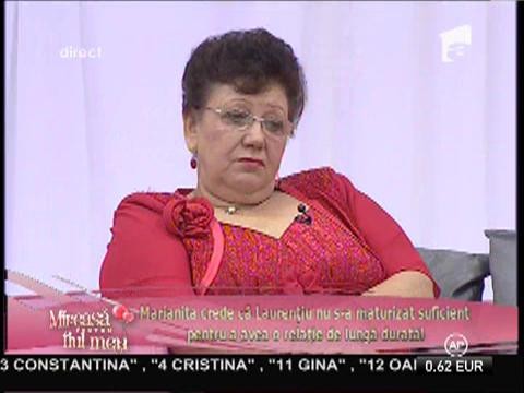 Marianita crede că Laurențiu nu s-a maturizat!