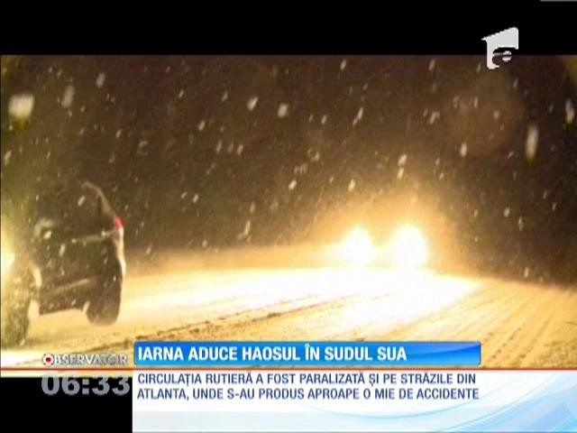 Iarna aduce haosul &icirc;n sudul SUA