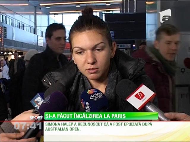 Halep și-a făcut &icirc;ncălzirea la Paris