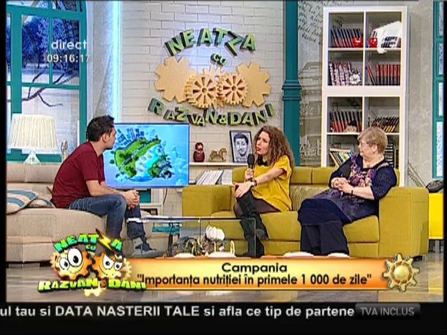 Campania &bdquo;Importanţa nutriţiei &icirc;n primele 1.000 de zile