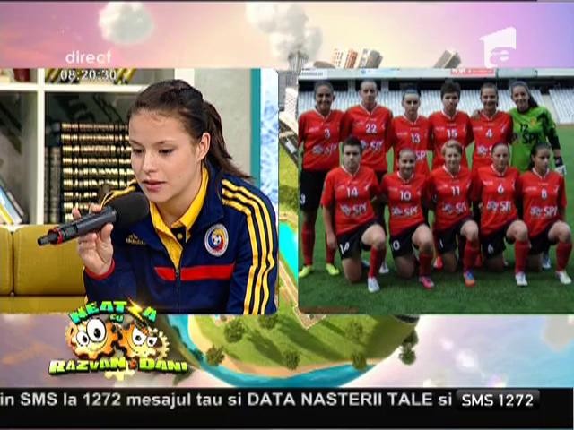Ştefania Vătafu, cea mai bună fotbalistă din Rom&acirc;nia!