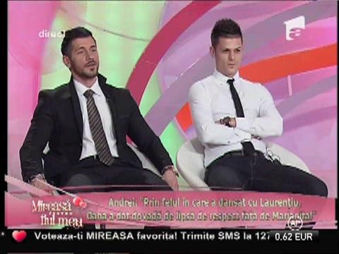 Andrei: ”Oana a dansat lasciv cu Laurențiu”