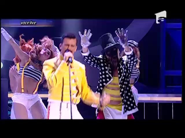 Freddie Mercury - A Kind of Magic". Vezi transformarea lui Florin Ristei la Te cunosc de undeva!