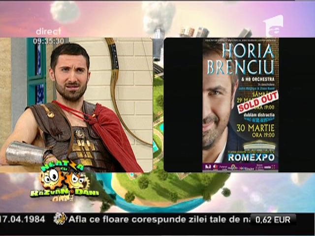 Horia Brenciu, concert pe 30 martie