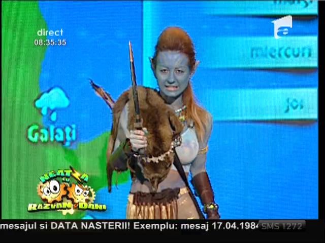 Flavia Mihăşan se transformă &icirc;n Neytiri din "Avatar"