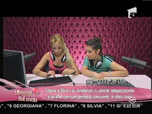 Timp de o oră, Cristina şi Silvia au fost DJ pentru postul de radio "Mireasă pentru fiul meu"!