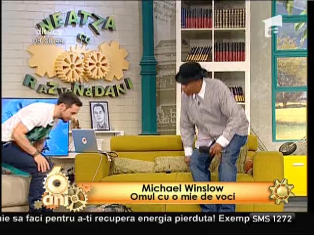 Michael Winslow, omul cu o mie de voci, face show la Neatza