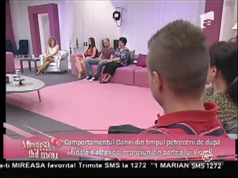 Viorel susţine că Oana se lasă influenţată de mesajele telespectatorilor