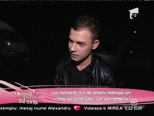 În noaptea de Înviere, Laur a dorit să îi fie aproape Oanei