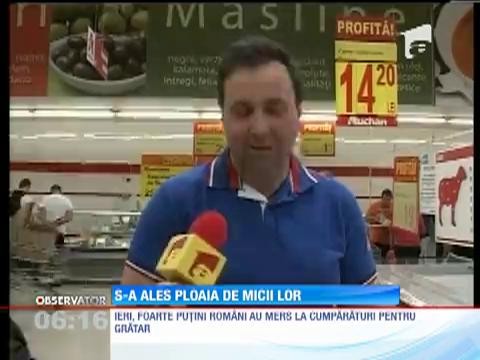 Prognoza meteo i-a ţinut departe pe rom&acirc;ni de caserolele cu mici