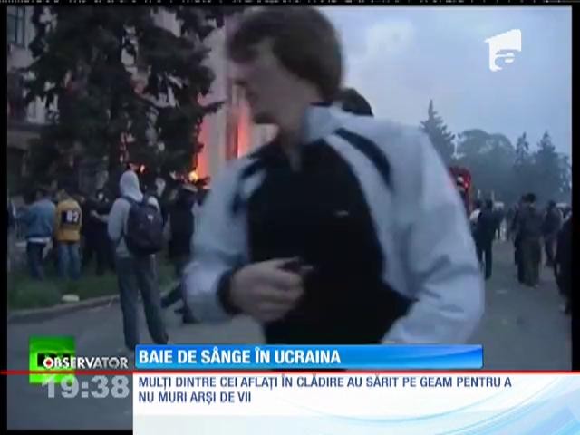 UPDATE / Baie de s&acirc;nge &icirc;n Ucraina. Peste 40 de oameni au murit