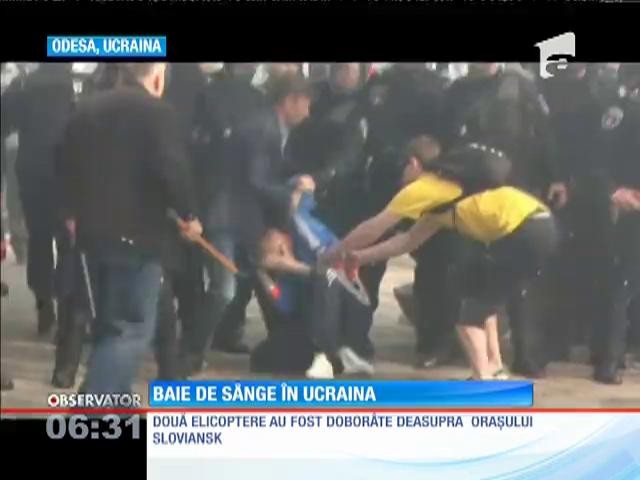 Baie de s&acirc;nge &icirc;n Ucraina. Peste 40 de oameni au murit
