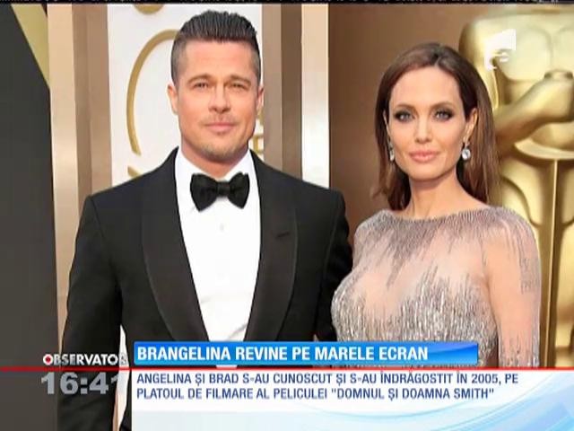 Angelina Jolie şi Brad Pitt revin &icirc;mpreună pe marele ecran