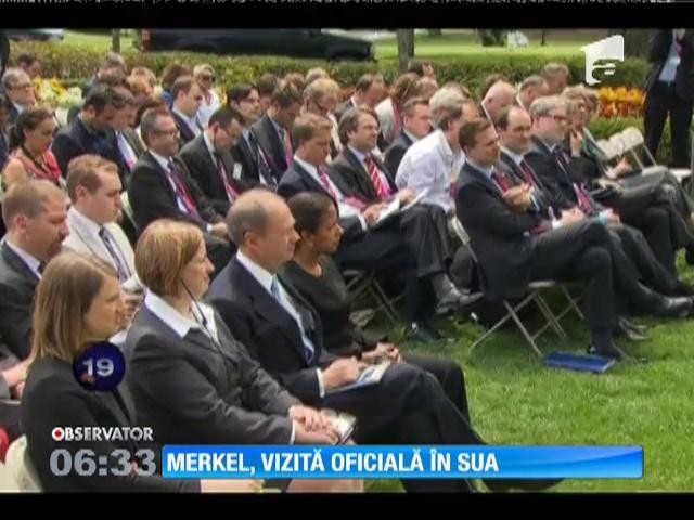 Angela Merkel, vizită oficială &icirc;n SUA