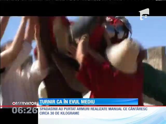 Turnir ca &icirc;n evul mediu, organizat la Castelul Belmonte din Spania