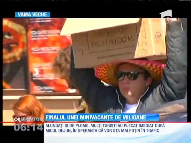 Aglomeraţie la &icirc;ntoarcerea din minivacanţa de 1 Mai
